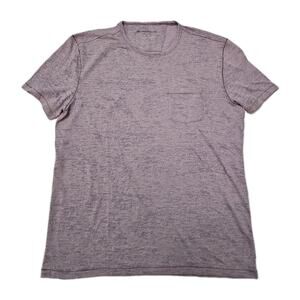 John Varvatos Collection Luxury T Shirt Crew Neck MEN'S Size LARGE Purplish